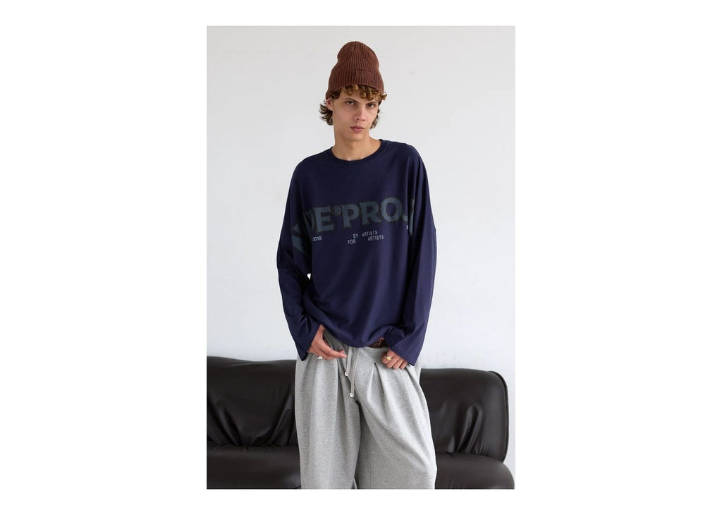 Nude Project Macro Long-Sleeve Tee Navy