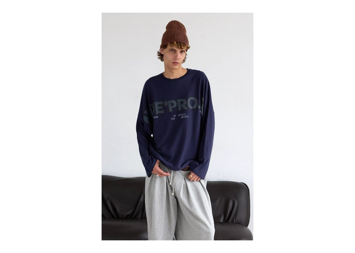 Nude Project Macro Long-Sleeve Tee Navy