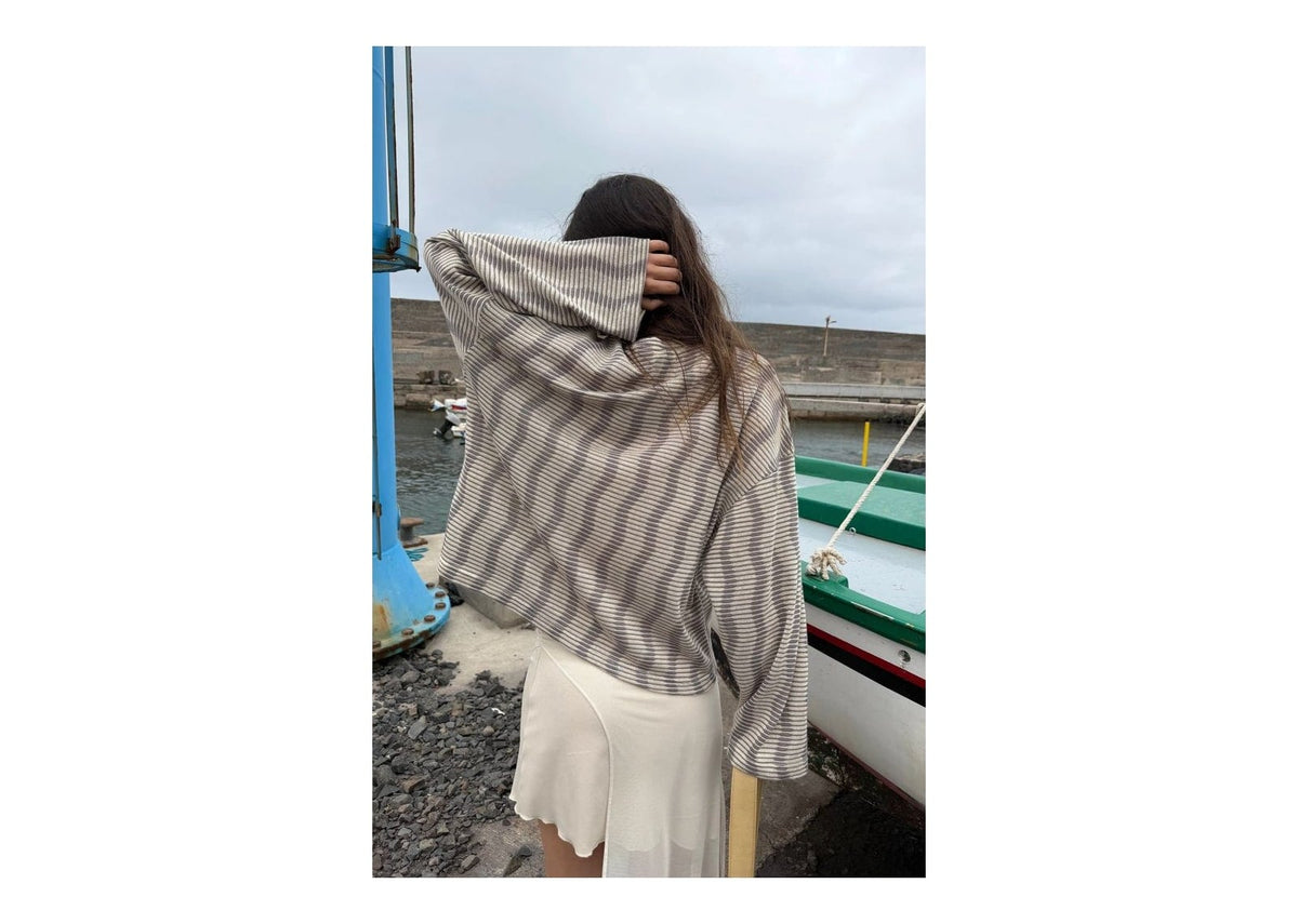 Nude Project Manrique Long-Sleeve Tee Beige