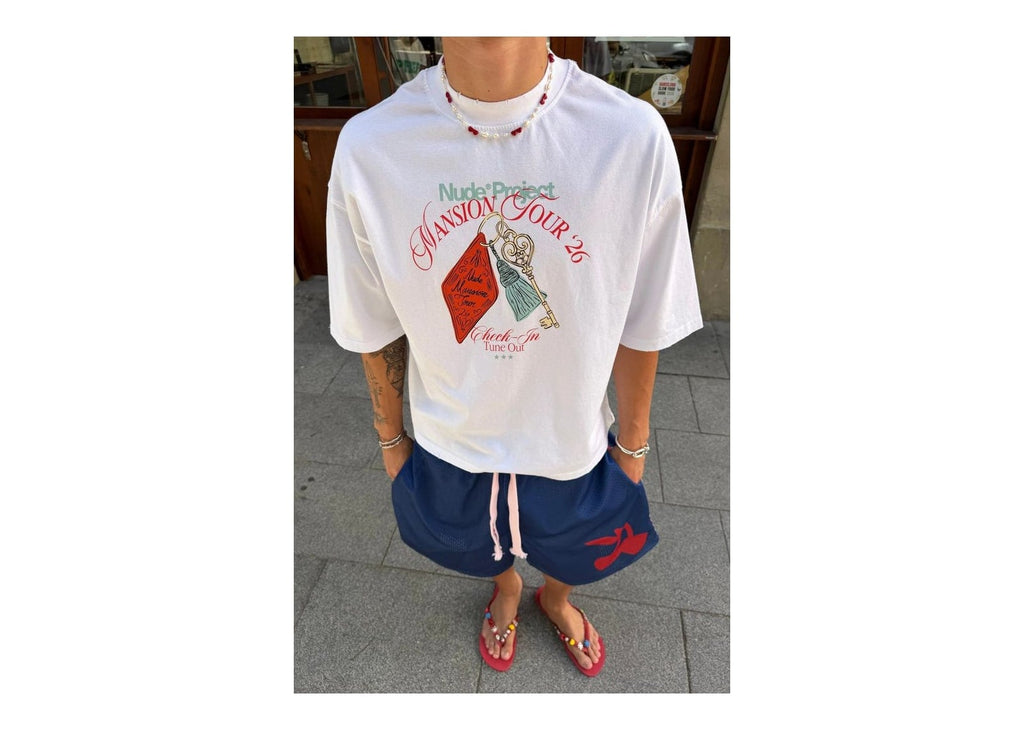 Nude Project Mansion Key Tee White