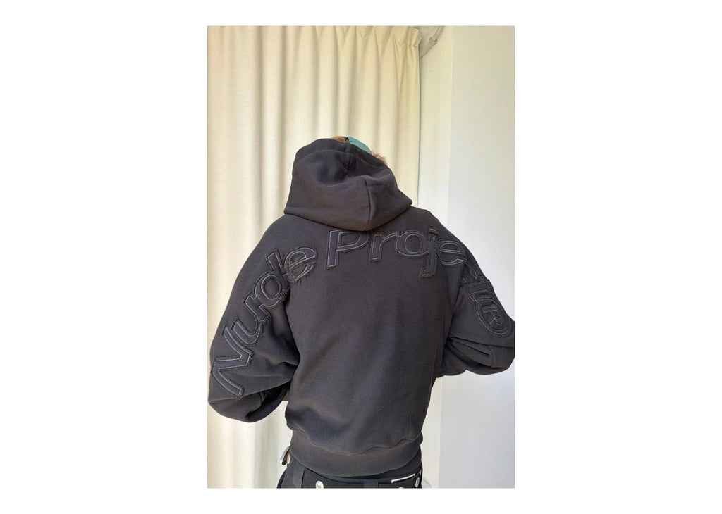 Nude Project Marble Hoodie Black