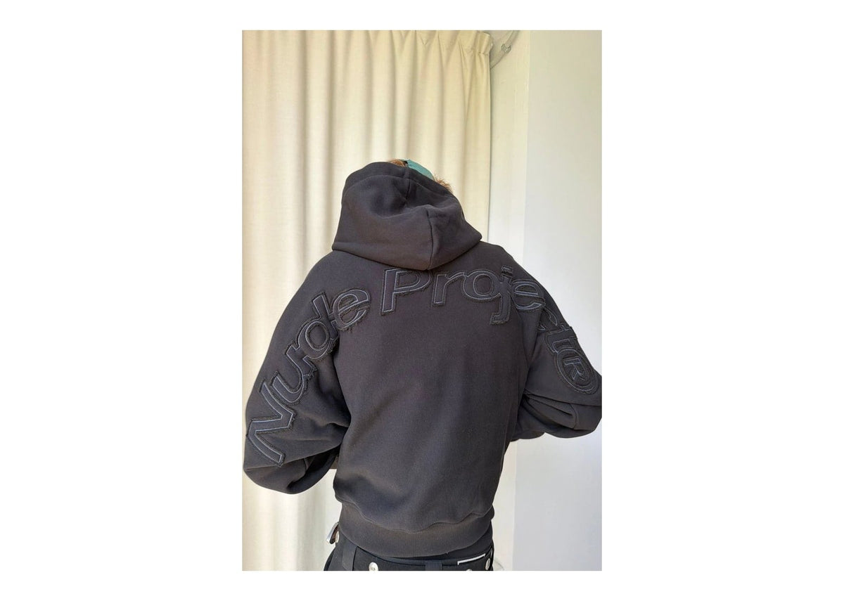Nude Project Marble Hoodie Black