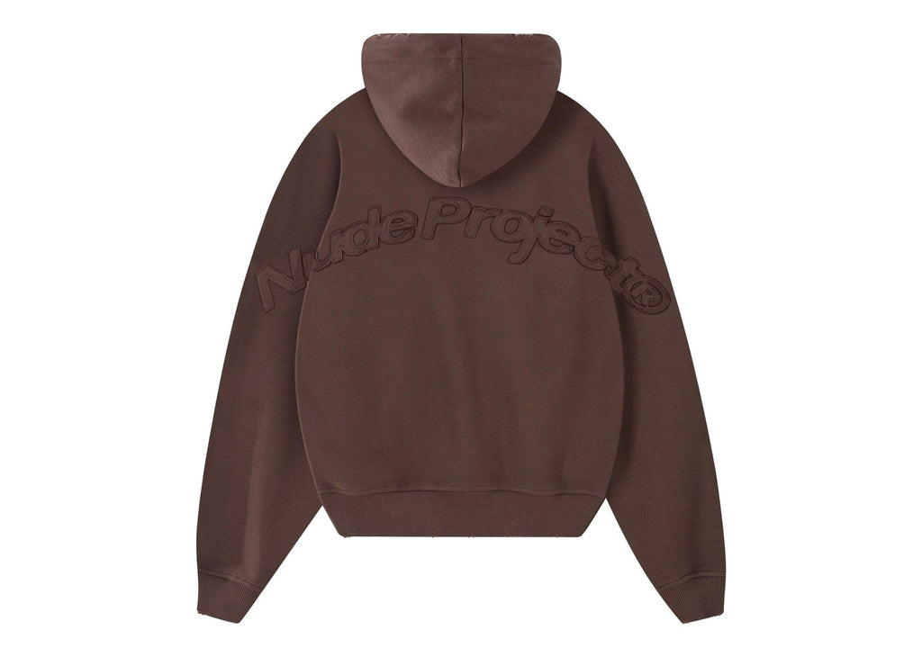 Nude Project Marble Hoodie Brown