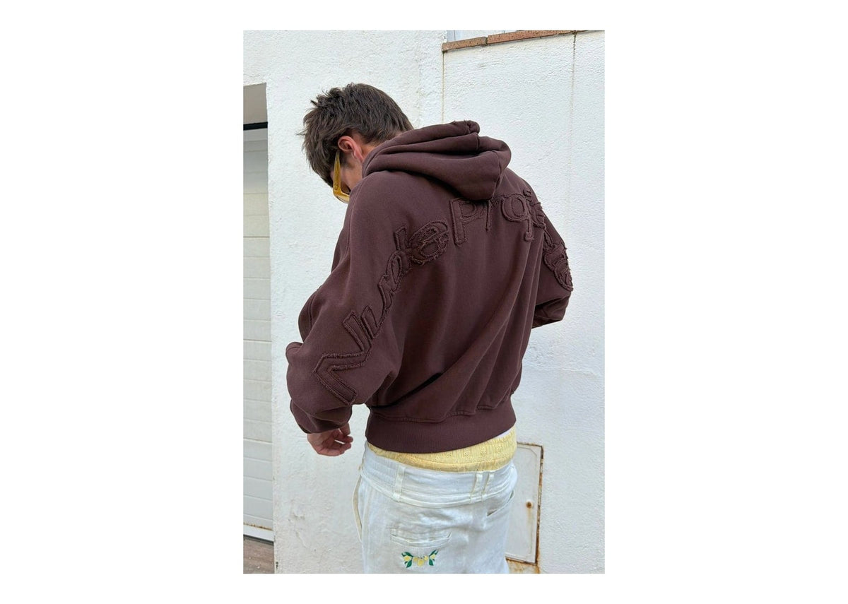 Nude Project Marble Hoodie Brown