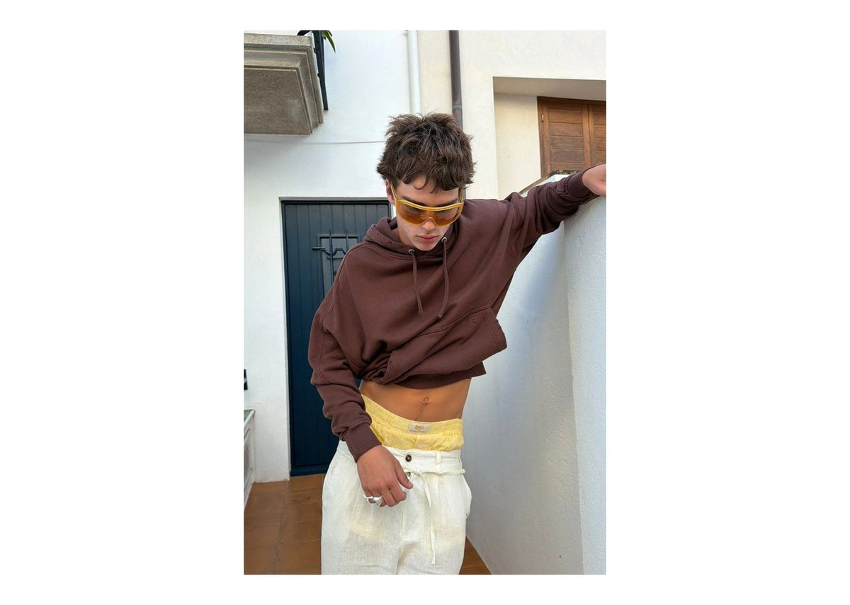 Nude Project Marble Hoodie Brown