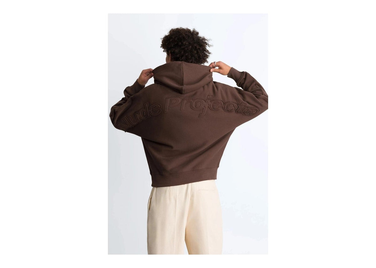 Nude Project Marble Hoodie Brown