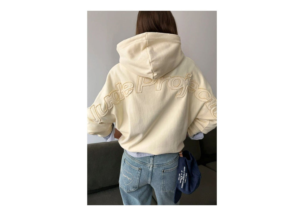 Nude Project Marble Hoodie Marshmallow