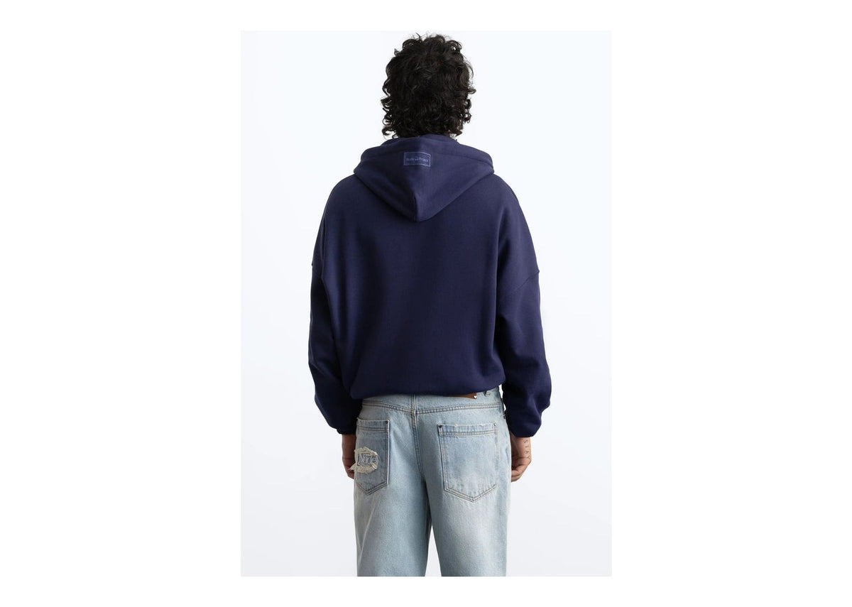 Nude Project Mirror Zip-Up Hoodie Navy