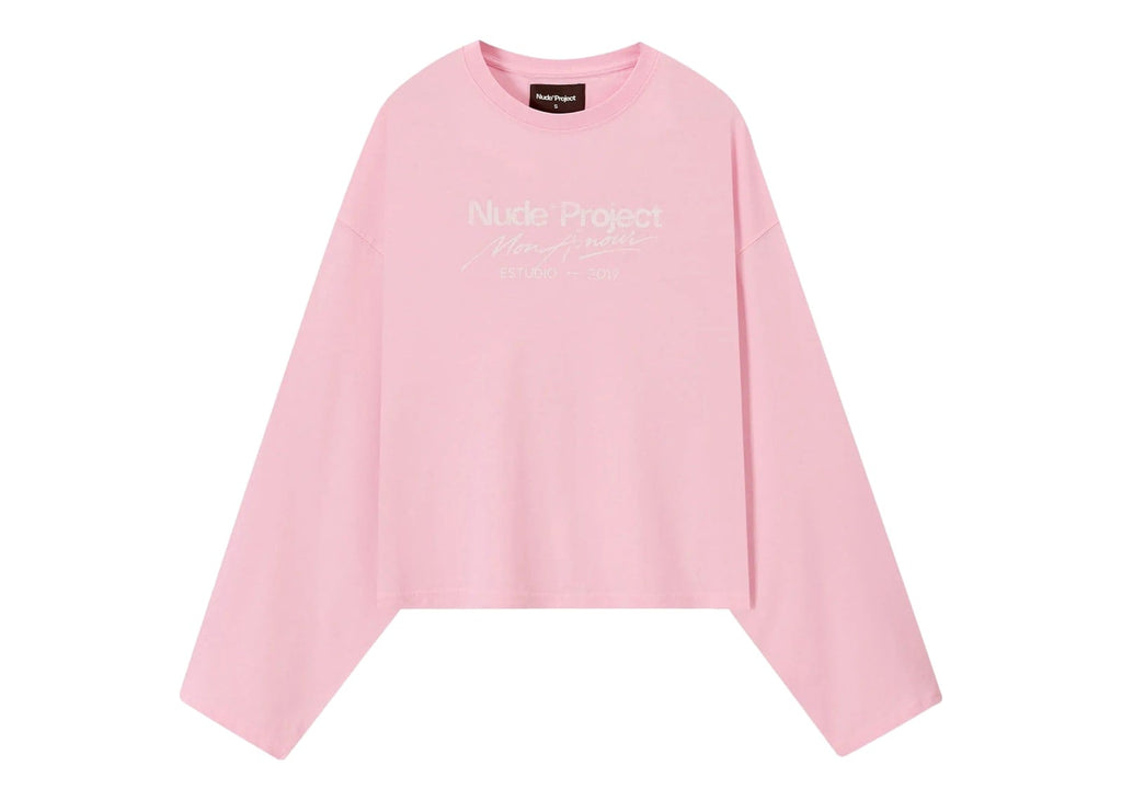 Nude Project Mon Amour Long-Sleeve Tee Pink