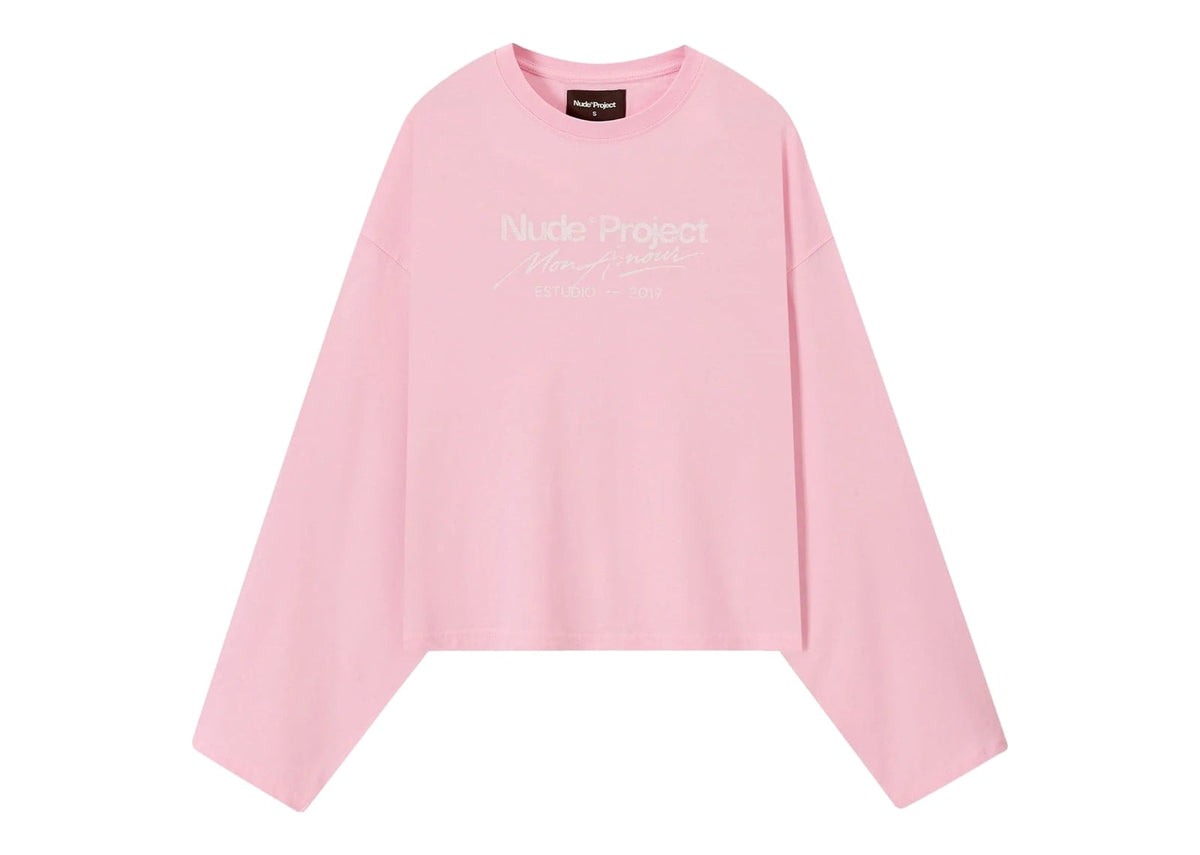 Nude Project Mon Amour Long-Sleeve Tee Pink