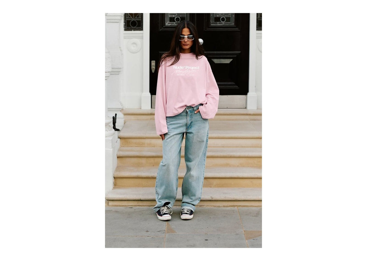 Nude Project Mon Amour Long-Sleeve Tee Pink