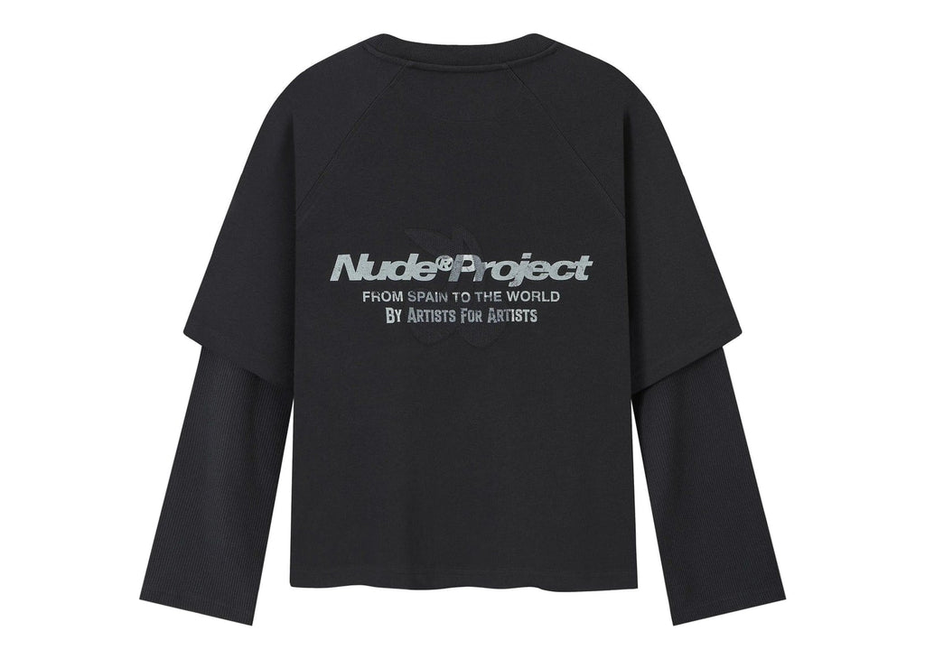 Nude Project Neo Long-Sleeve Tee Black