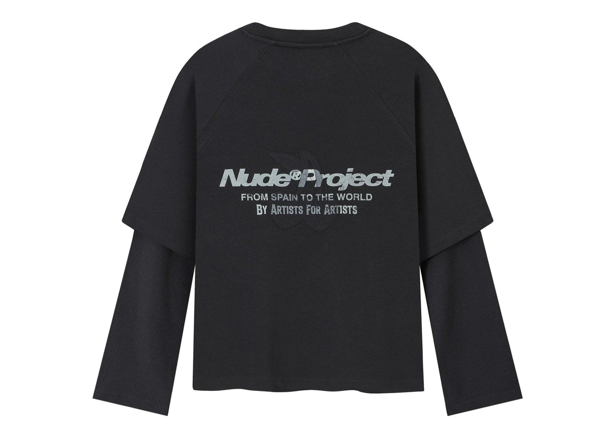 Nude Project Neo Long-Sleeve Tee Black
