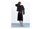 Nude Project Neo Long-Sleeve Tee Black
