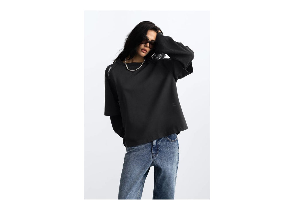 Nude Project Neo Long-Sleeve Tee Black