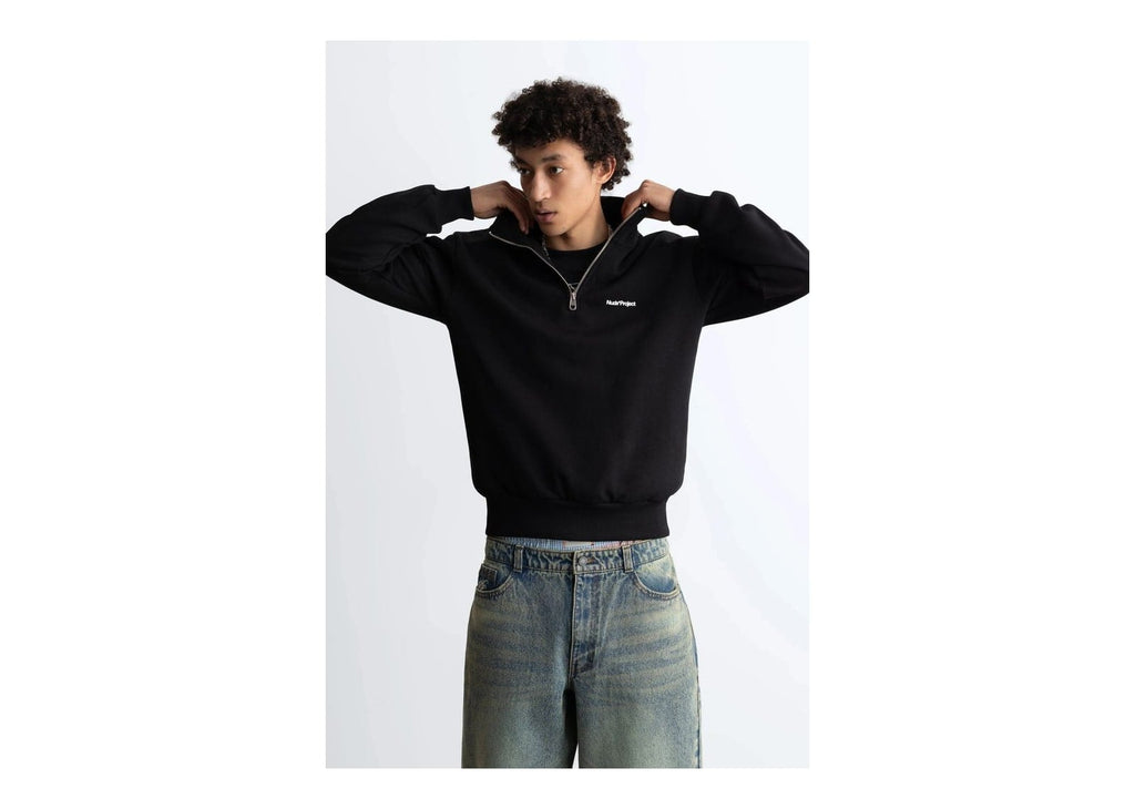 Nude Project Origins Quarter-Zip Black