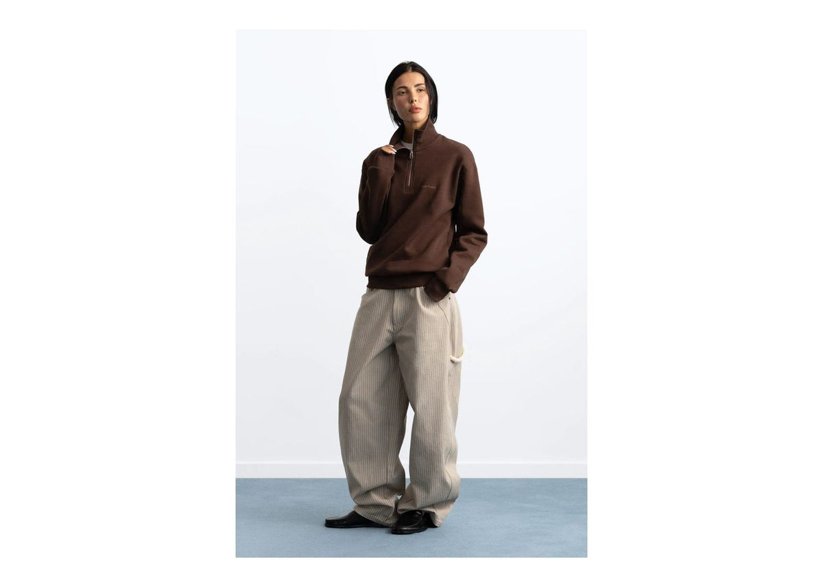 Nude Project Origins Quarter-Zip Brown