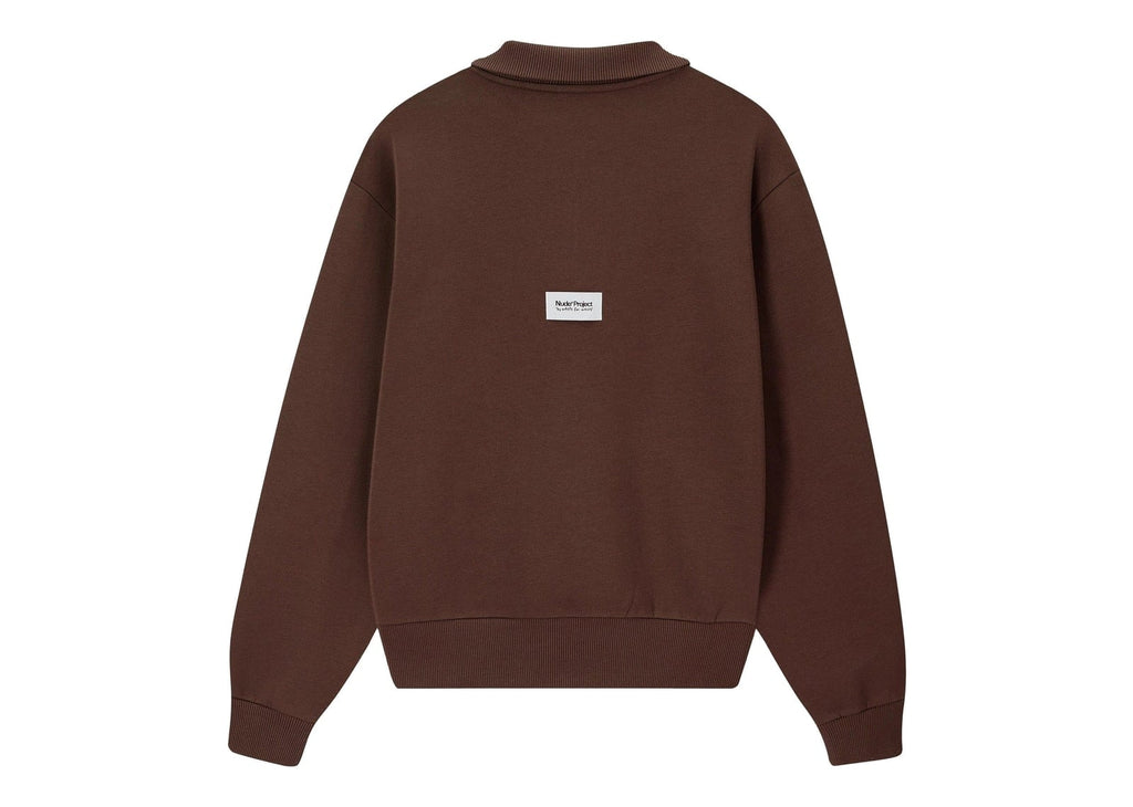 Nude Project Origins Quarter-Zip Brown