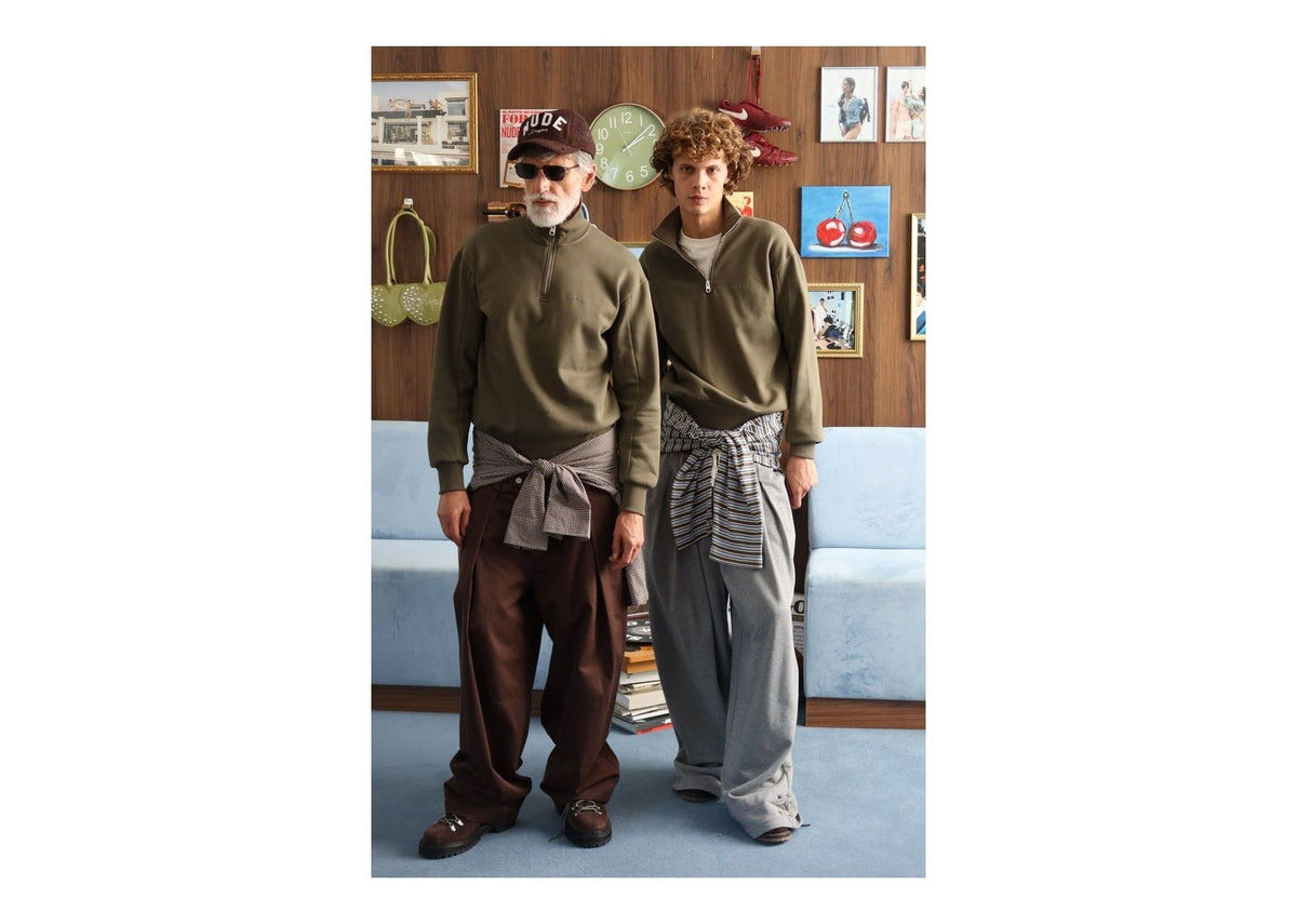 Nude Project Origins Quarter-Zip Khaki