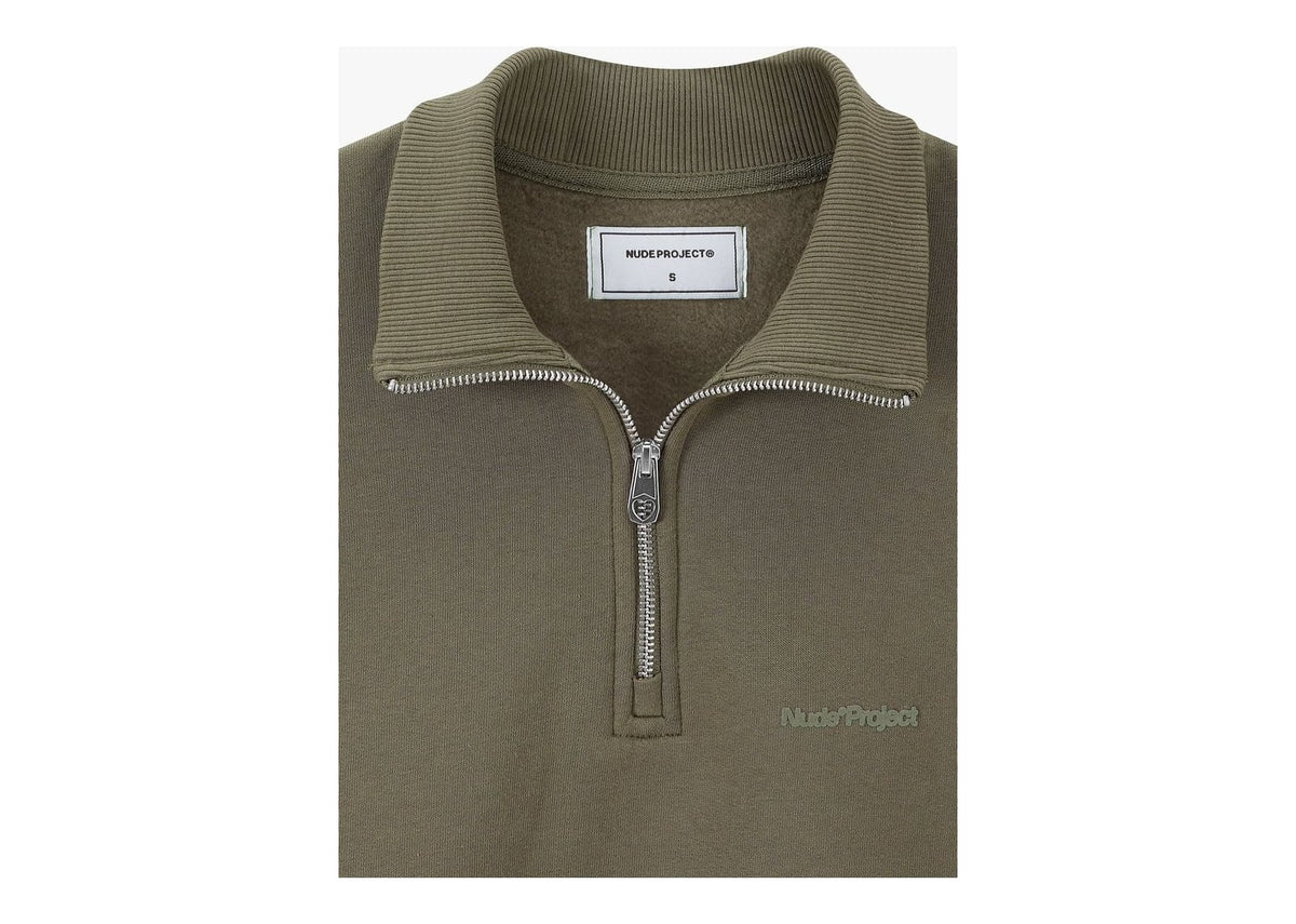 Nude Project Origins Quarter-Zip Khaki