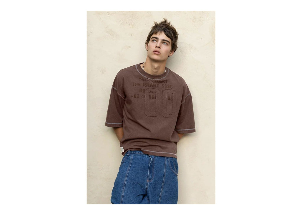 Nude Project Outsider Tee Brown