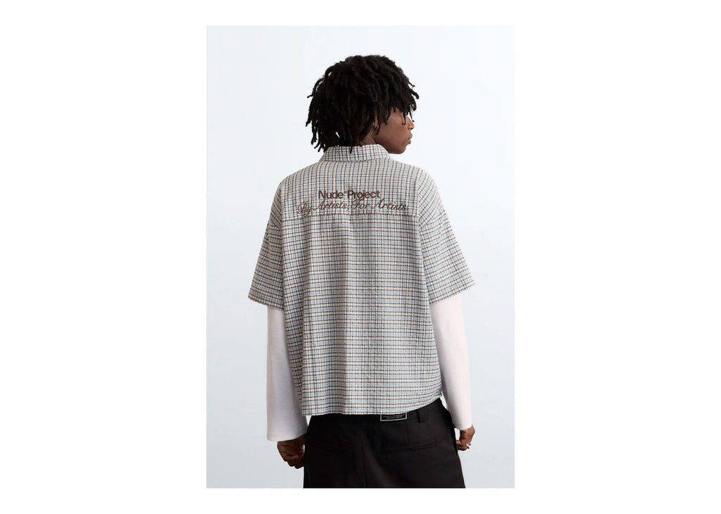 Nude Project Palier Double Sleeve Shirt Navy