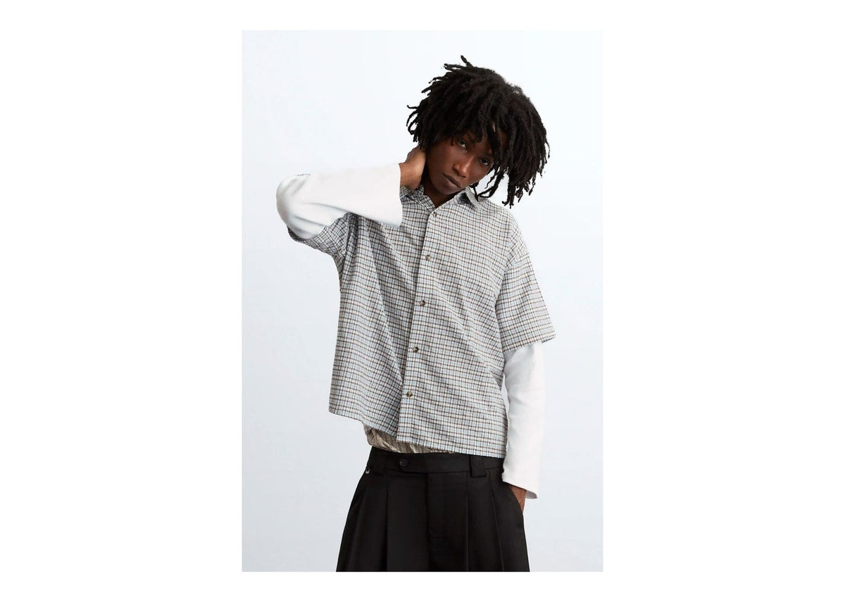 Nude Project Palier Double Sleeve Shirt Navy
