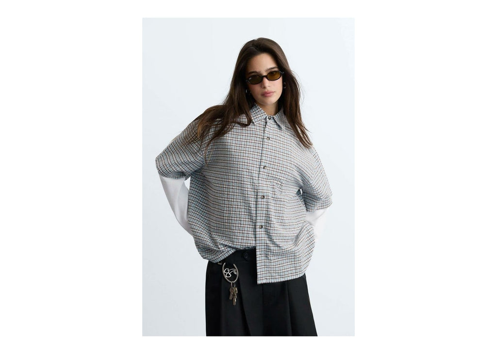 Nude Project Palier Double Sleeve Shirt Navy