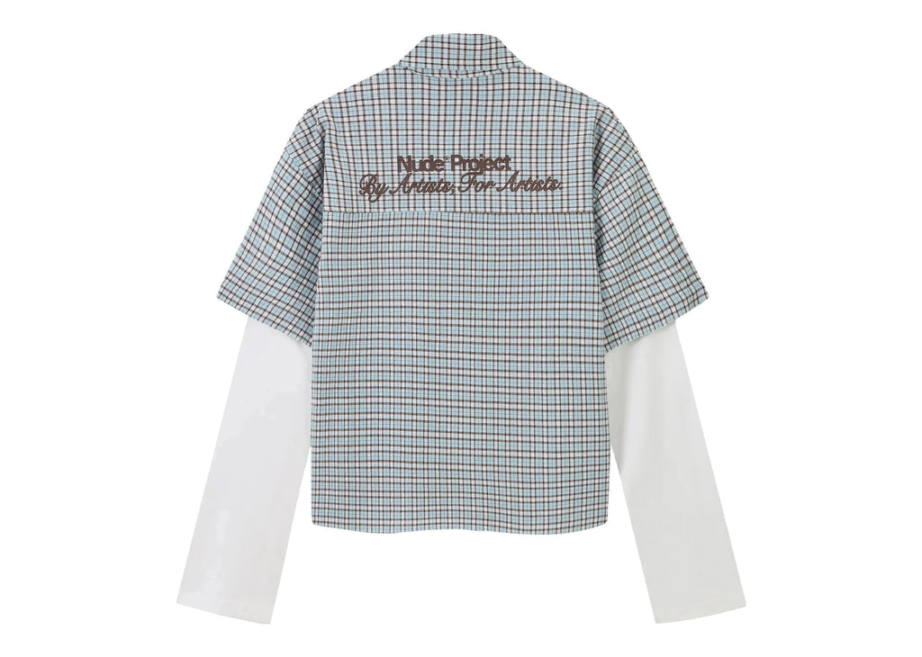 Nude Project Palier Double Sleeve Shirt Navy