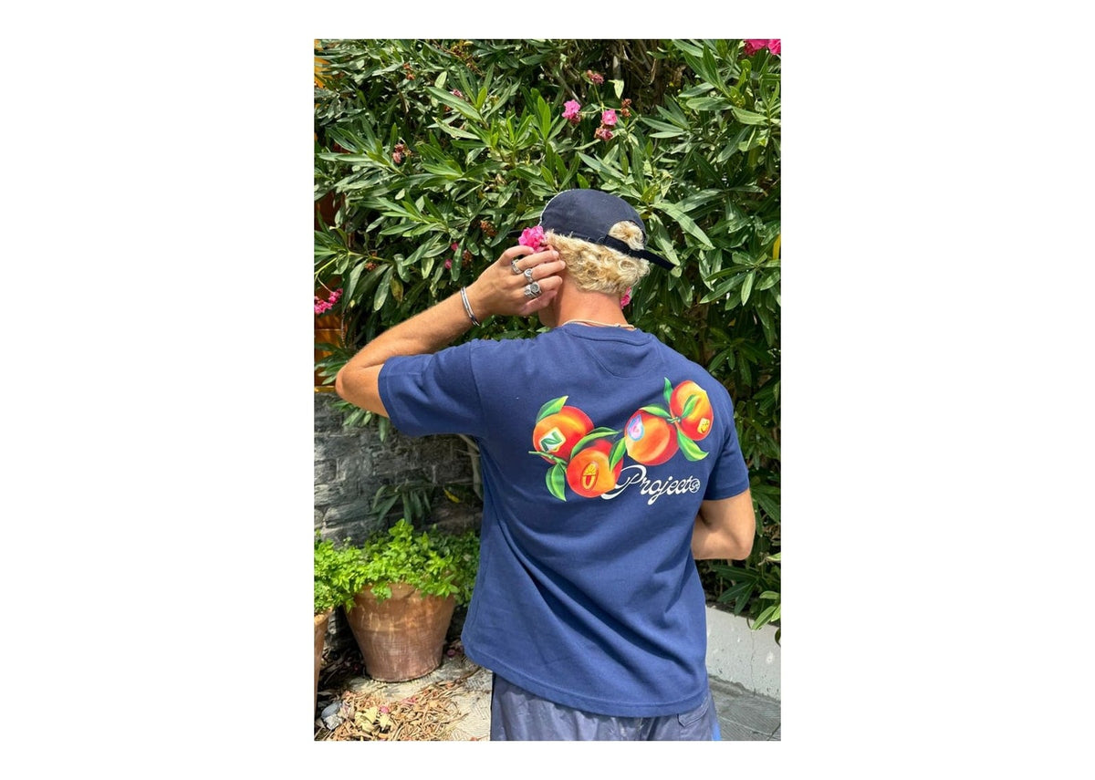 Nude Project Peach Tee Navy