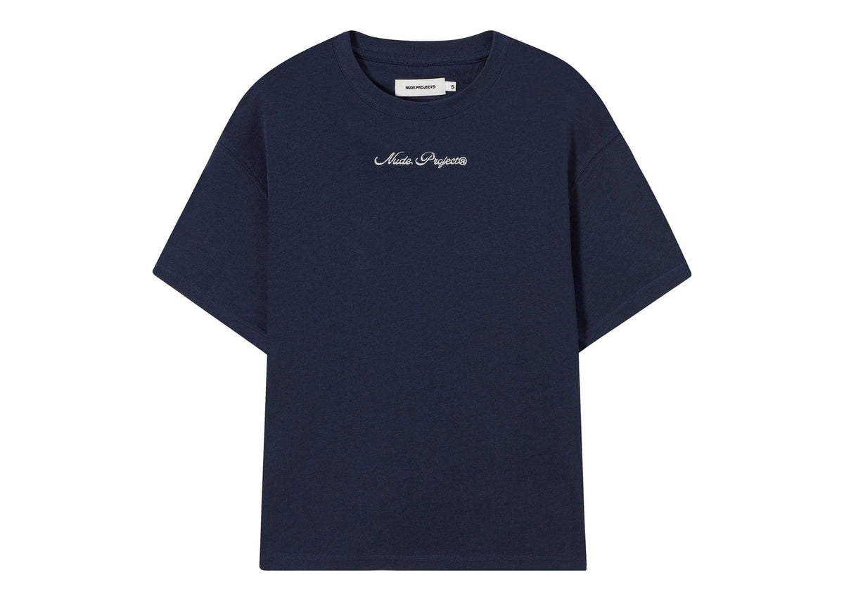 Nude Project Peach Tee Navy