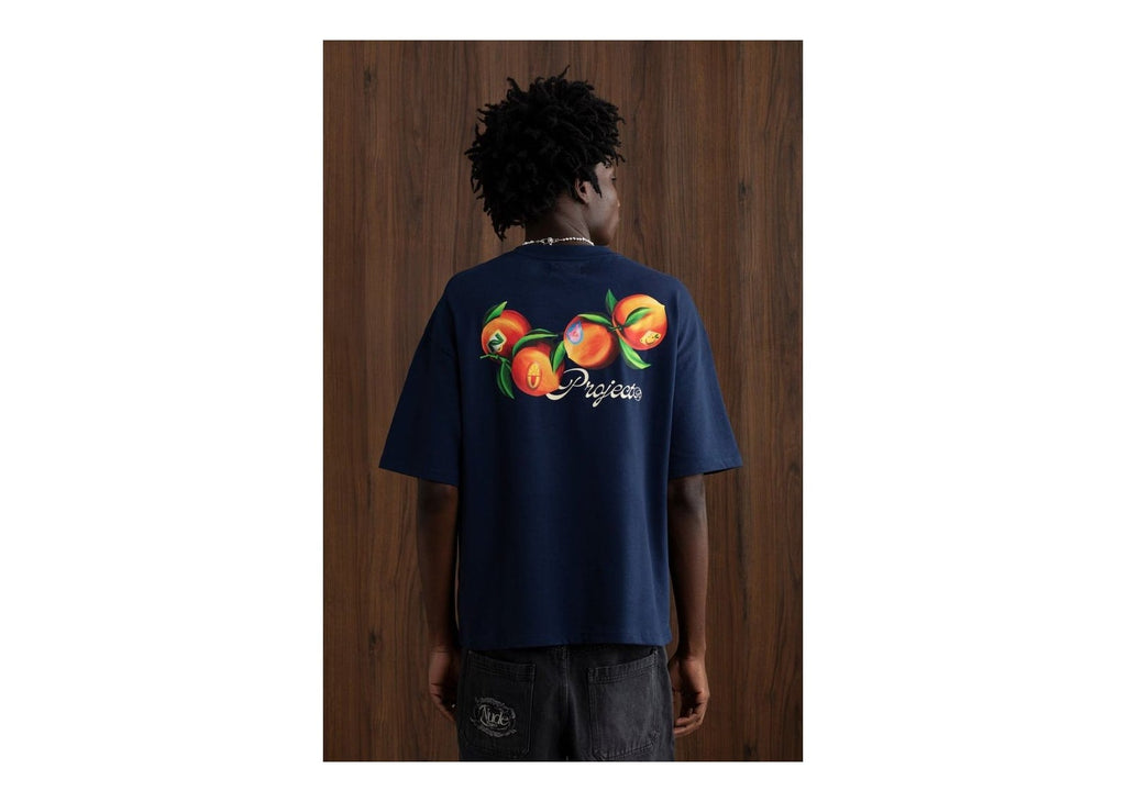 Nude Project Peach Tee Navy
