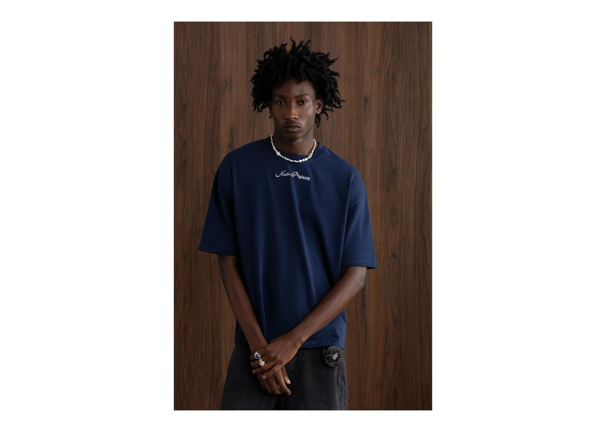 Nude Project Peach Tee Navy