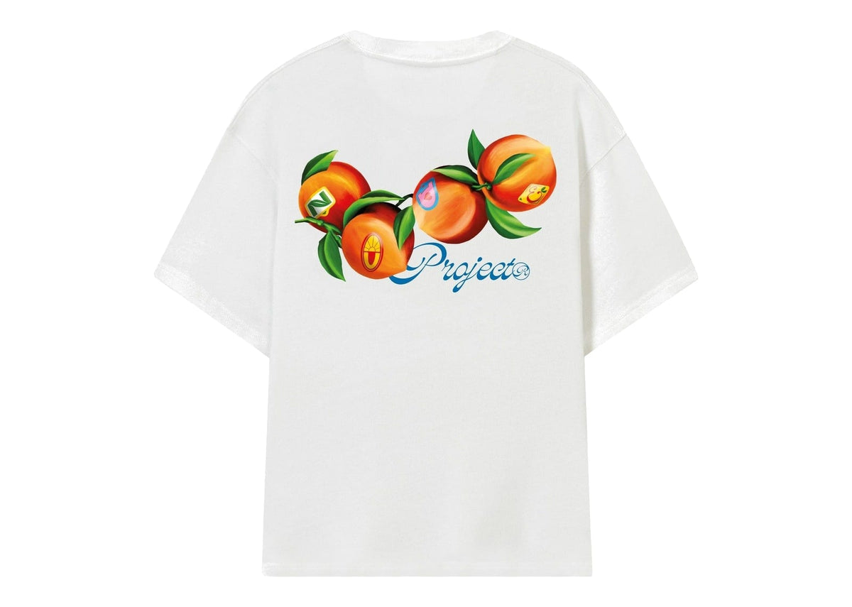 Nude Project Peach Tee White