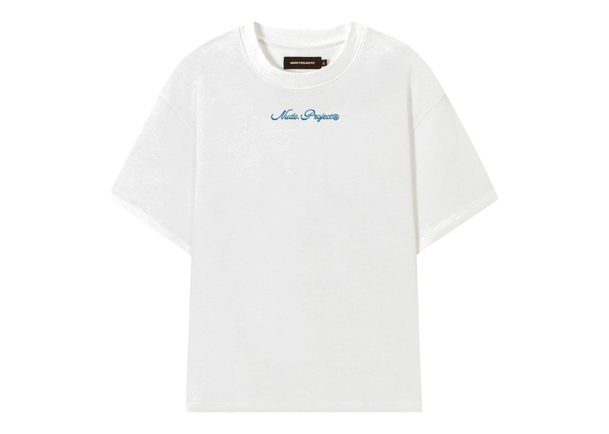 Nude Project Peach Tee White