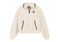 Nude Project Ridgmount Quarter-Zip Knit Sweater Ivory