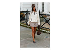 Nude Project Ridgmount Quarter-Zip Knit Sweater Ivory