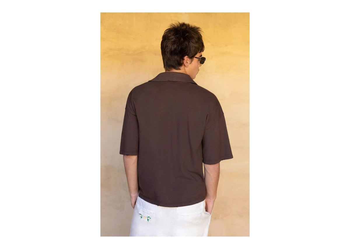 Nude Project Riviera Polo Brown