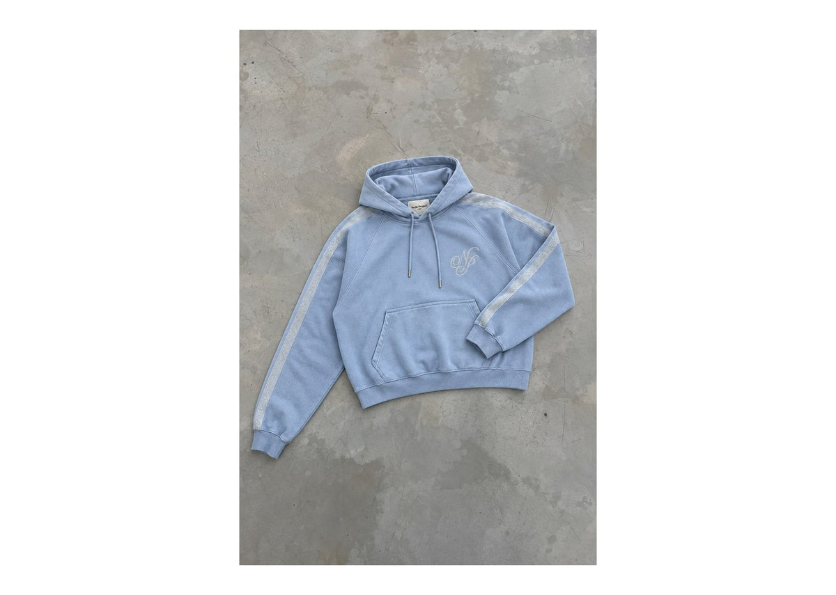 Nude Project Script Hoodie Blue