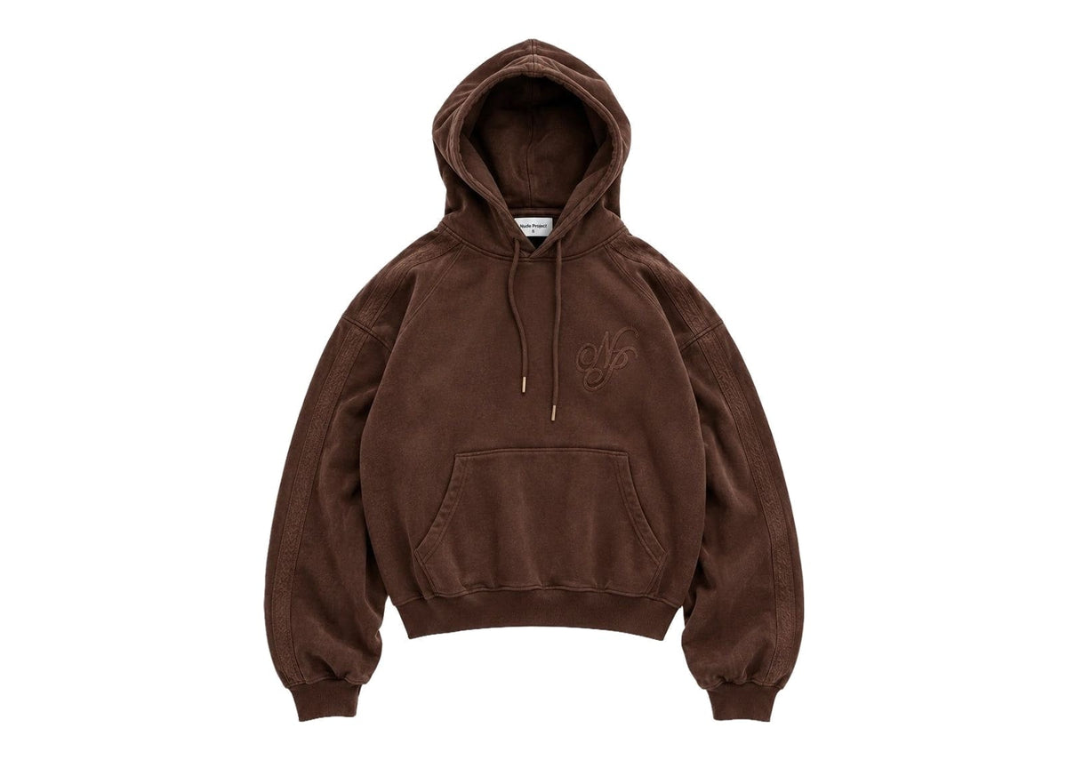 Nude Project Script Hoodie Brown