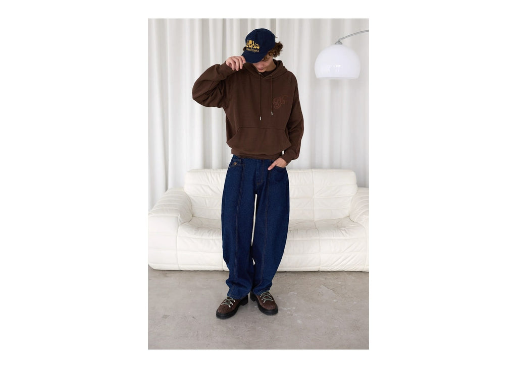 Nude Project Script Hoodie Brown
