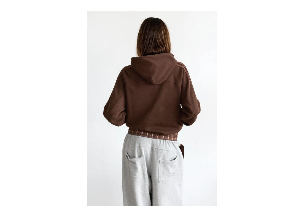 Nude Project Script Hoodie Brown