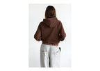 Nude Project Script Hoodie Brown