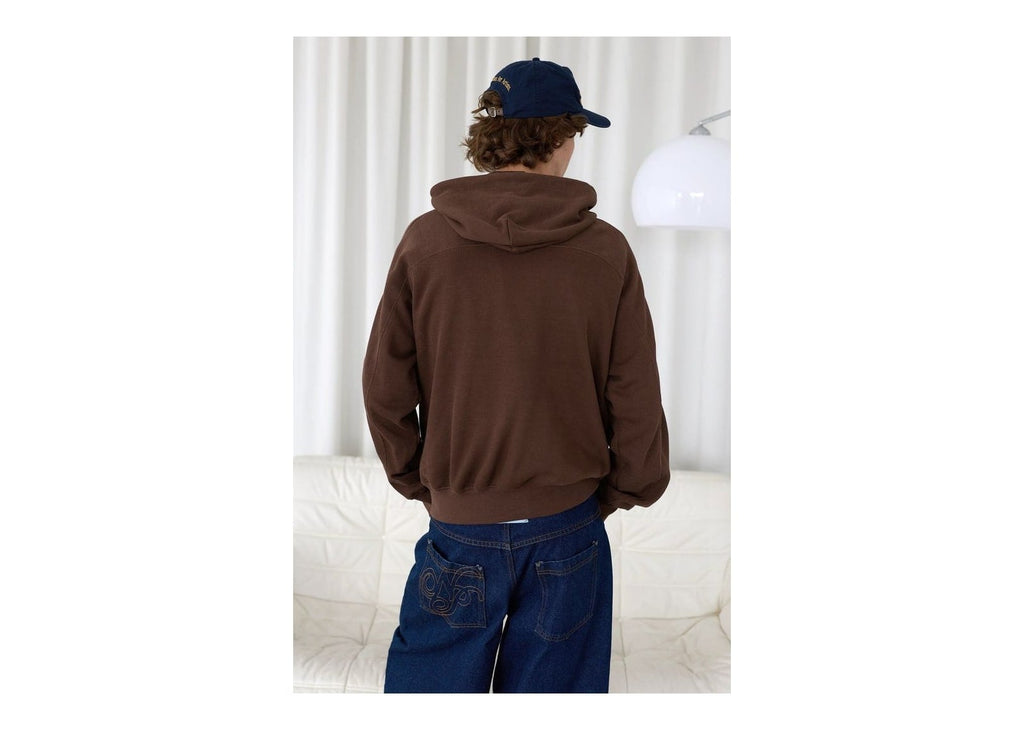Nude Project Script Hoodie Brown