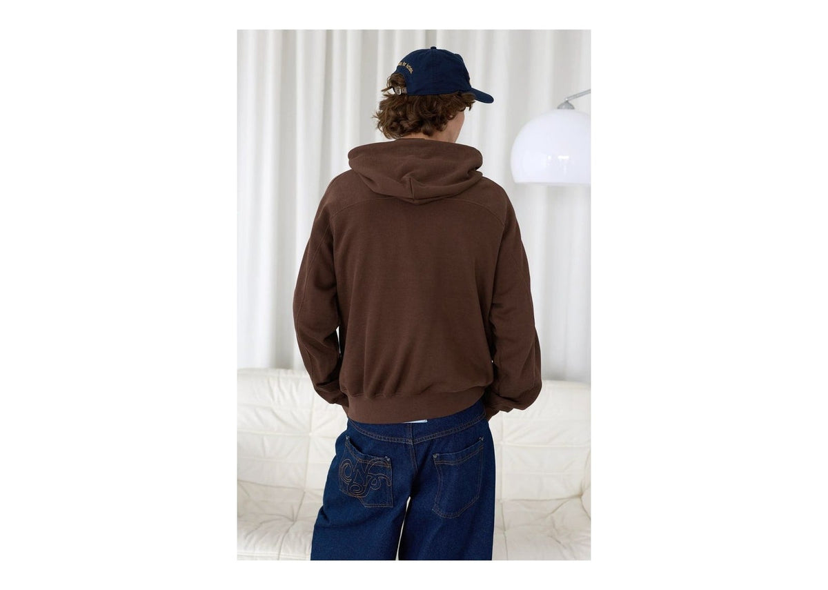 Nude Project Script Hoodie Brown