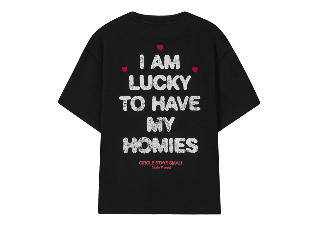 Nude Project Small Circle Tee Black