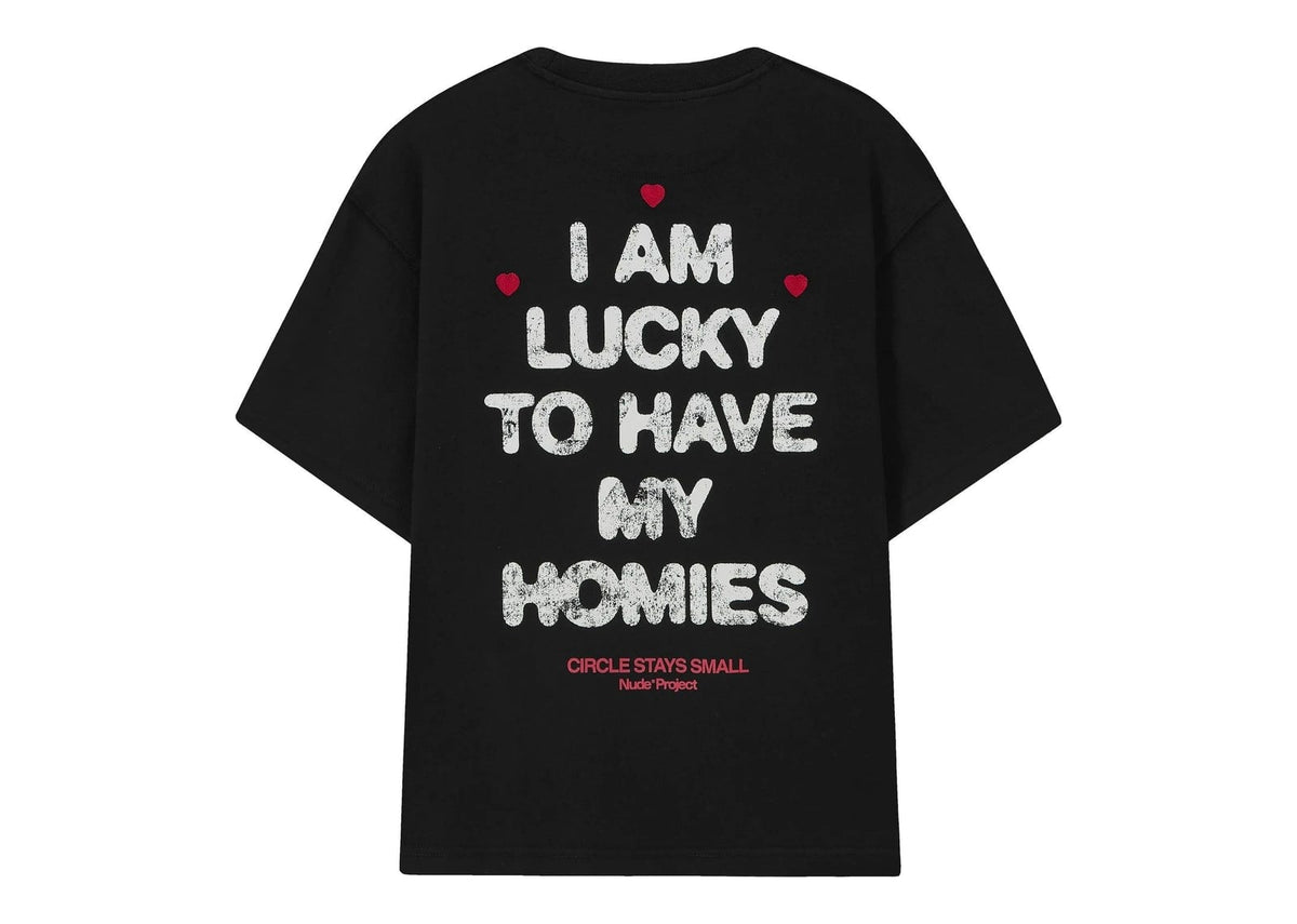 Nude Project Small Circle Tee Black