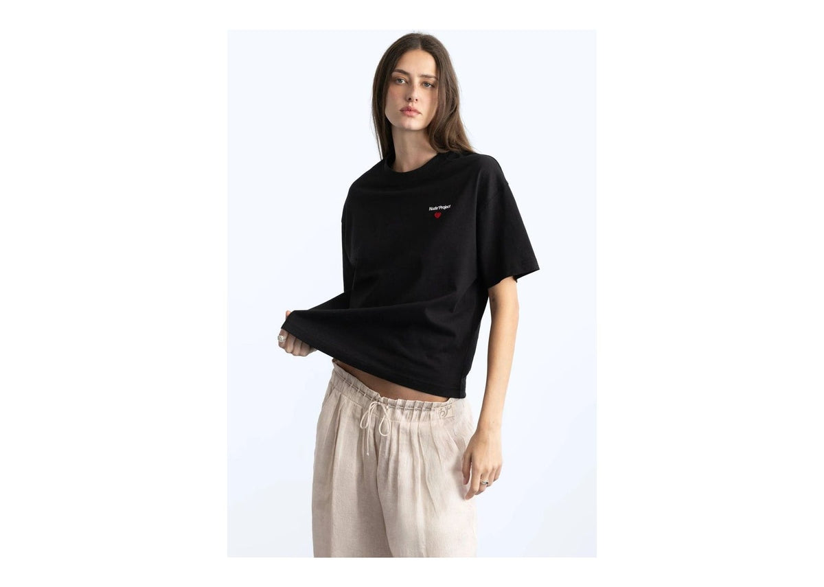 Nude Project Small Circle Tee Black
