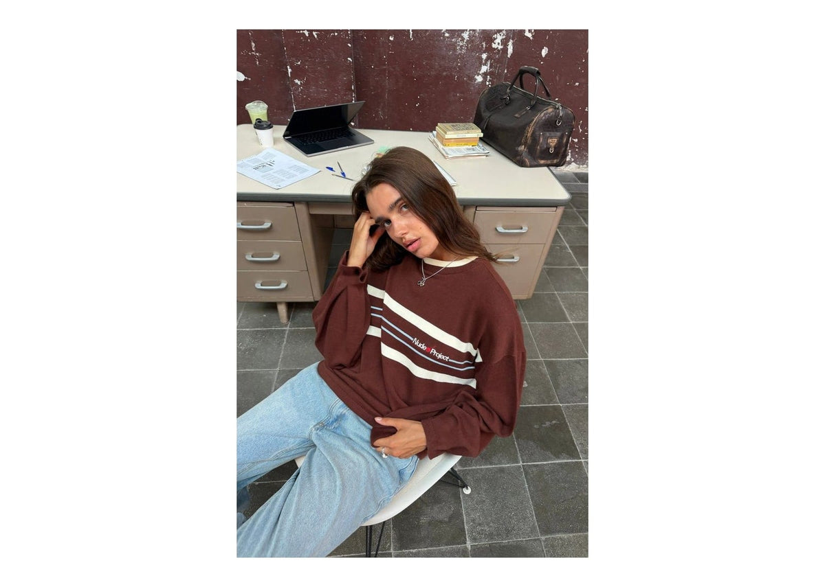 Nude Project Smith Knit Sweater Brown