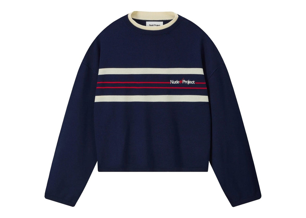 Nude Project Smith Knit Sweater Navy